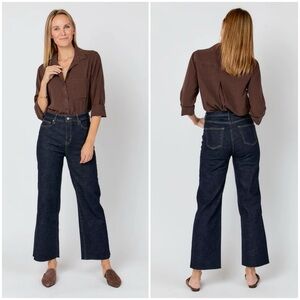 Women's Dark Blue Flare Jeans
